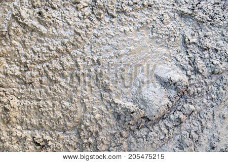 Background of the fresh cement solution . Photo of an abstract texture