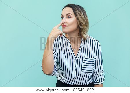Funny And Happiness And Beautiful Lady Have A Fun.