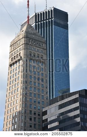 Minneapolis, Minnesota - Jul 27: W Minneapolis (the Foshay Tower) In Minnesota, As Seen On July 27, 