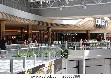 BLOOMINGTON, MINNESOTA - JUL 27: Mall of America in Bloomington, Minnesota, as seen on July 27, 2017. It is the second largest mall in terms of leaseable space and the largest mall in the United States in terms of total floor area.
