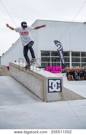 Daniel Ferreira During The 4Th Stage Dc Skate Challenge
