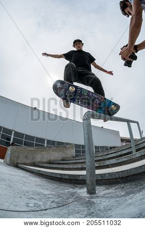 Unidentified Skater During The 4Th Stage Dc Skate Challenge