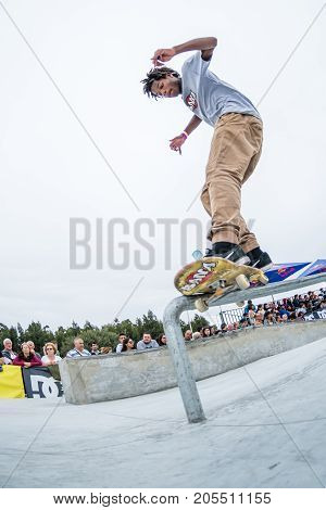 Unidentified Skater During The 4Th Stage Dc Skate Challenge