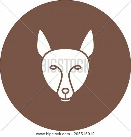 Jungle, snow, reynard icon vector image. Can also be used for Animal Faces. Suitable for mobile apps, web apps and print media.