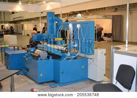 Kiev, Ukraine International Industrial Exhibition - November 25, 2016: - industrial machinery, Industrial equipment, industry facilities and machine tools, machinery lathes