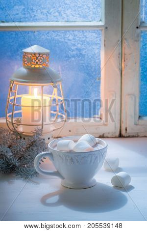 Enjoy Your Chocolate With Marshmallows For Christmas