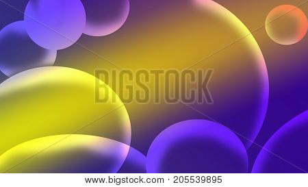 Beautiful Light Of Colorful Bolloon.