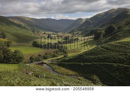 View from Hallin Fell, the Lake District, Cumbria, England