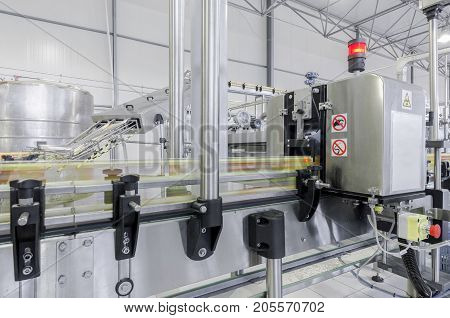 Factory For Bottling Beverages In Cans