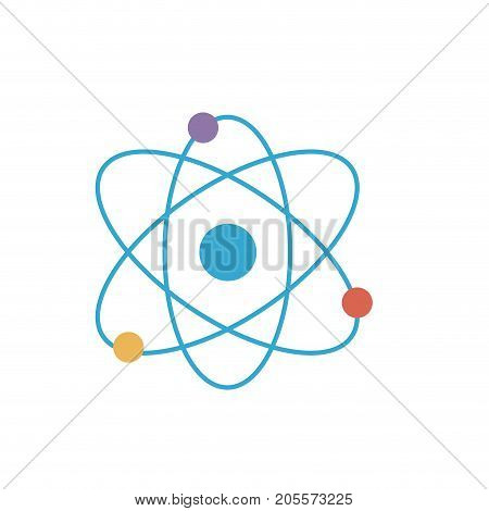 physics orbit chemistry science education vector illustration