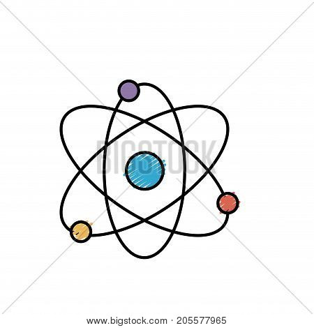 physics orbit chemistry science education vector illustration