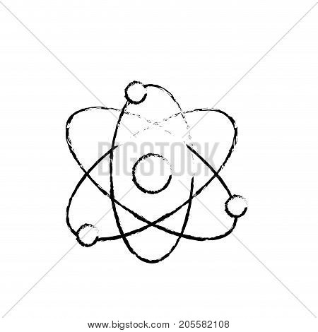 figure physics orbit chemistry science education vector illustration