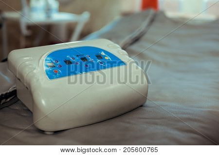 Radiowave body lifting. Cavitation in the beauty salon. Equipment for cavitation of body parts