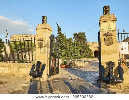 Castello Aragonese Castle Of Taranto. Apulia, Italy.