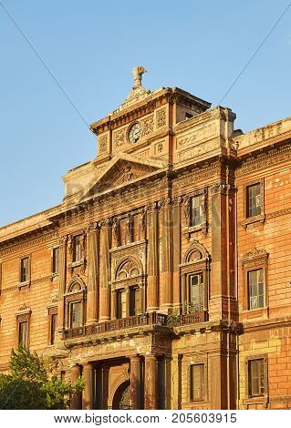 Palazzo Degli Uffizi Palace Of Taranto, Apulia, Italy.
