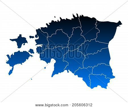 Map Of Estonia