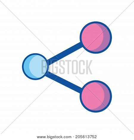 share social media monile icon vector illustration