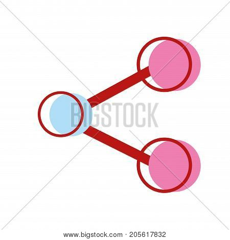 share social media monile icon vector illustration