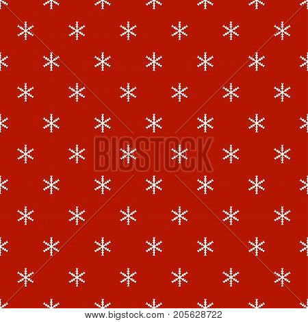Christmas New Year seamless pattern with snowflakes. Holiday background. Snowflakes. Xmas winter trendy decoration. Festive texture. Hand drawn vector illustration. Snow pattern. Wrapping gift paper