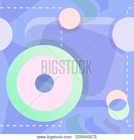 Vector color pattern. Geometric background in light colors
