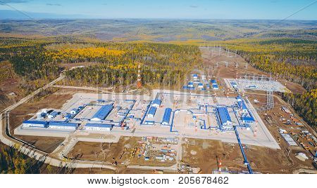 oil pipeline station maintenance russia nature gas