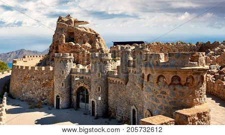 Castillitos Battery fortifications of Cartagena province of Murcia. Spain