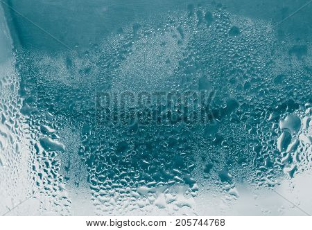 waterdrops. macro . Photo of an abstract texture