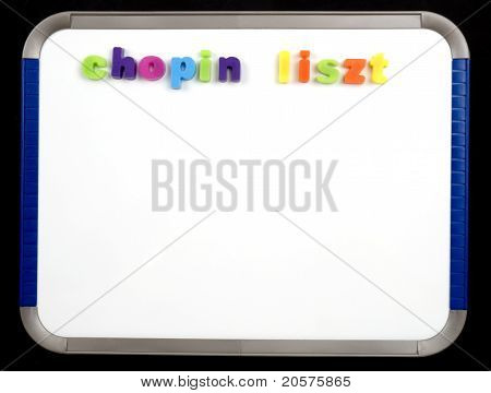 Lavagna magnetica - Chopin Liszt