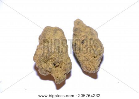 moonrocks are a cannabis bud rolled in hash oil then covered in kief. this makes it one of the strongest medical marijauna strains out there