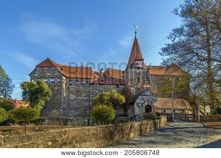 Castle in Lauf an der Pegnitz also known as the Wenzelschloss - was built by Charles IV in 1356 Germany