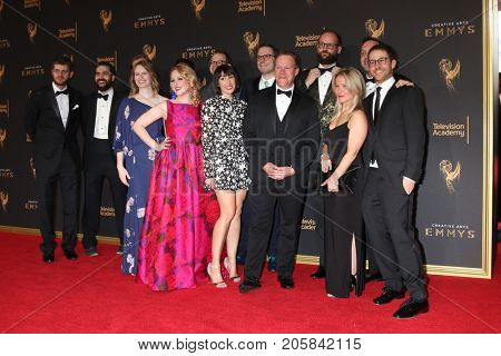LOS ANGELES - SEP 9:  Colbert Crew at the 2017 Creative Emmy Awards at the Microsoft Theater on September 9, 2017 in Los Angeles, CA