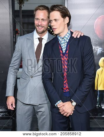 LOS ANGELES - SEP 05:  Alexander Skarsgard and Bill Skarsgard arrives for the 'IT' World Premiere on September 5, 2017 in Hollywood, CA                