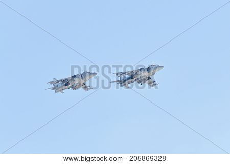 Boeing Av-8B Harrier Ii Performing At The Miramar Air Show