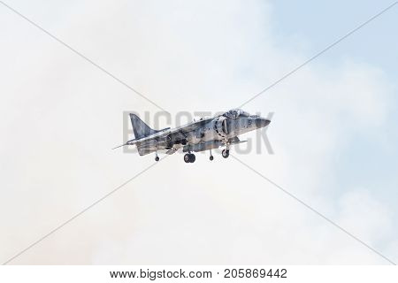 Boeing Av-8B Harrier Ii Performing At The Miramar Air Show