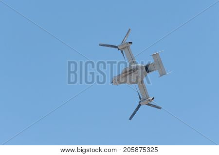 Bell Boeing Mv-22 Osprey Performing At The Miramar Air Show