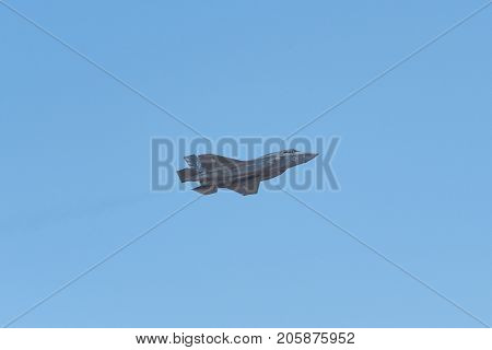 Lockheed Martin F-35B Lightning Us Marine Corps Performing At The Miramar Air Show