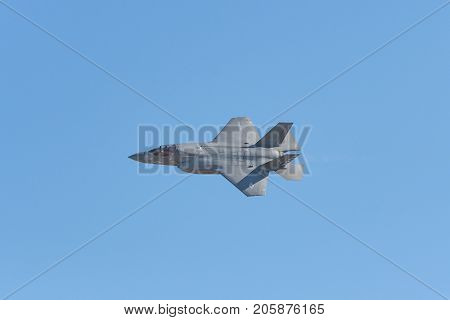 Lockheed Martin F-35B Lightning Us Marine Corps Performing At The Miramar Air Show