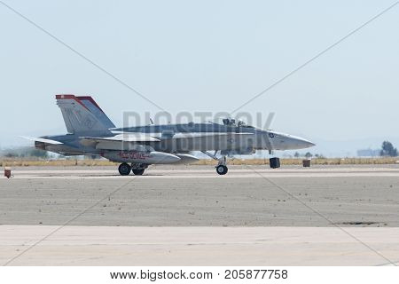 Marines F/a-18C Hornet Vmfa-232, Red Devils Performing At The Miramar Air Show