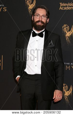LOS ANGELES - SEP 10:  Martin Starr at the 2017 Creative Arts Emmy Awards - Arrivals at the Microsoft Theater on September 10, 2017 in Los Angeles, CA