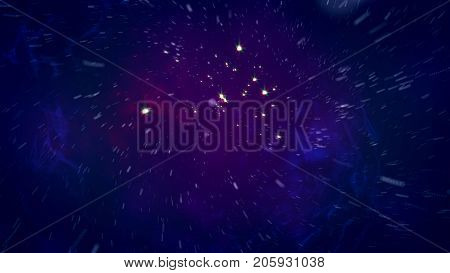 Open Space Flight Backdrop