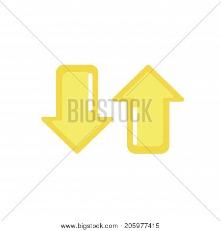 arrows to loading digital data connection vector illustration