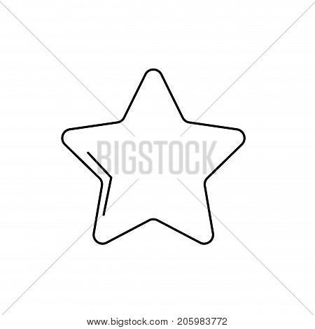 line nice star spartly design icon vector illustration