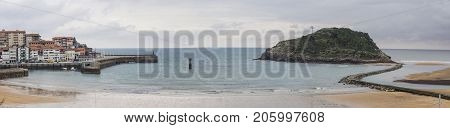 Lekeitio panoramic view image at Basque Country