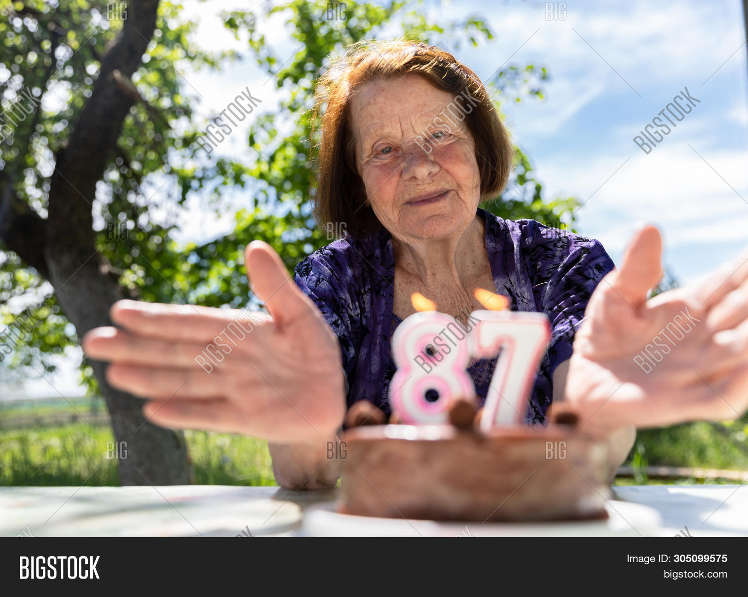 Merry Old Lady Blows Image & Photo (Free Trial) Bigstock