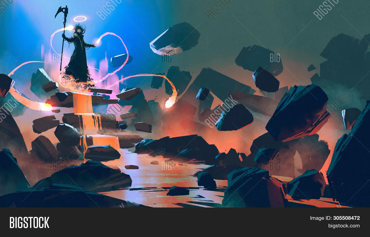 Death Floating His Image & Photo (Free Trial) | Bigstock