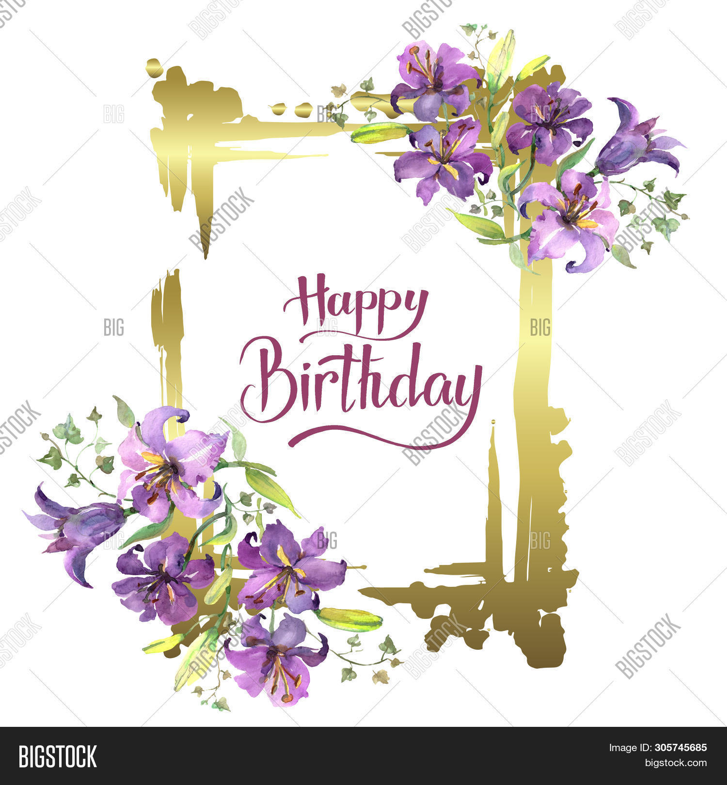 Purple Lily Bouquet Image & Photo (Free Trial) Bigstock