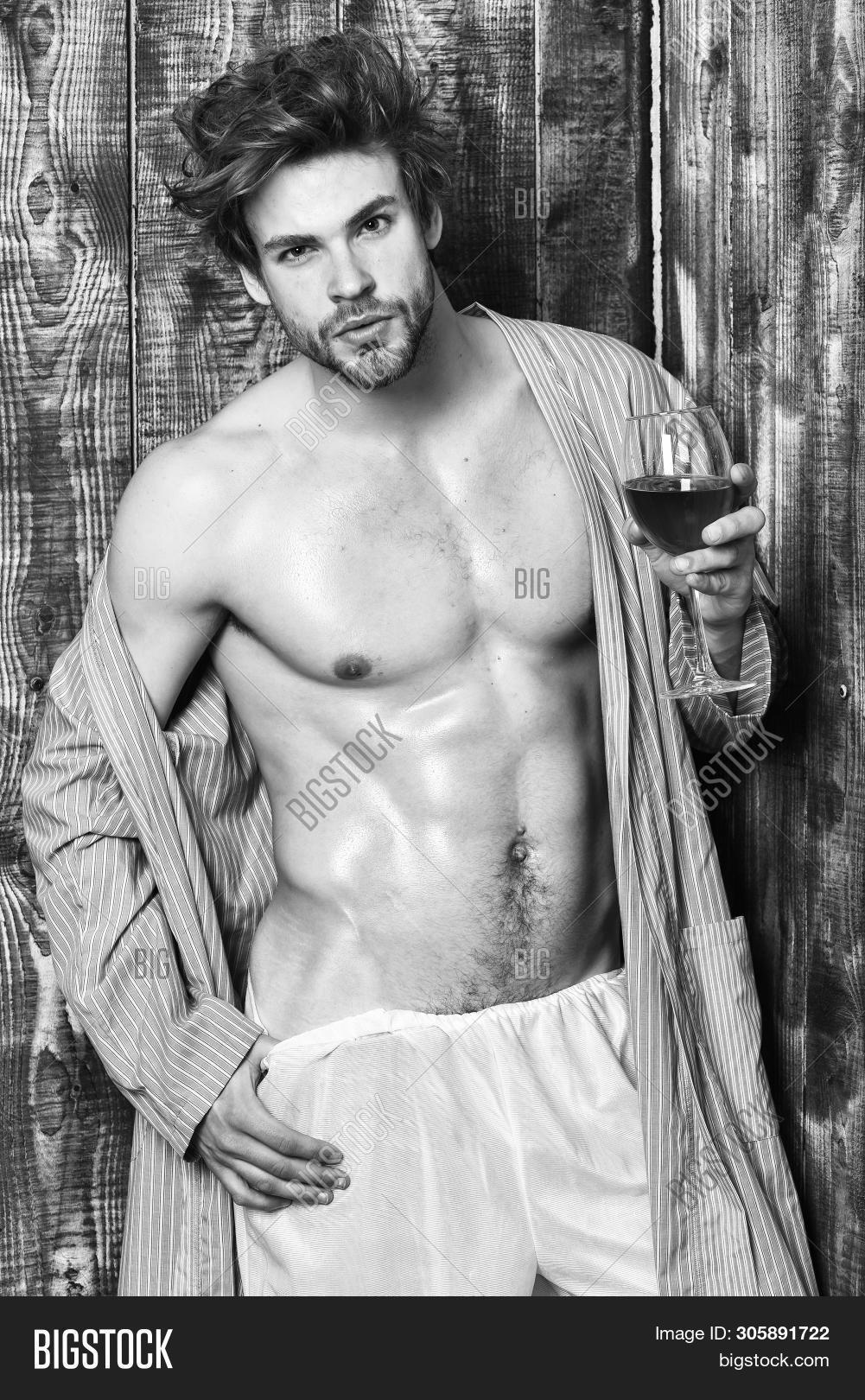 Man Sexy Chest Sweaty Image and Photo