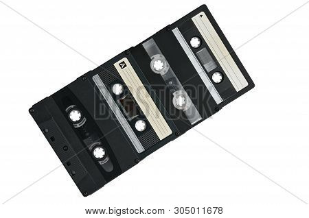 Compact Audio Cassette For Use On Audio Tape Recorders, Music Players And Tape Decks.retro.