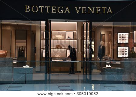 Houston, Tx - Apr 22: Bottega Veneta At The Galleria Mall In Houston, Texas, As Seen On Apr 22, 2019
