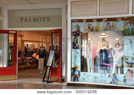 Houston, Tx - Apr 22: Talbots Store At The Galleria Mall In Houston, Texas, As Seen On Apr 22, 2019.